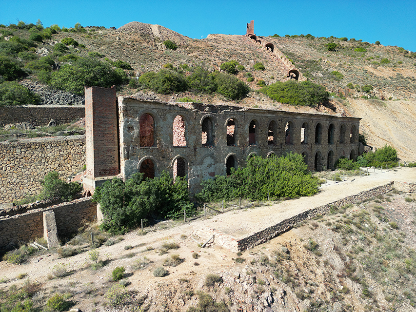Immagine relativa a IMPIANTO DI TRATTAMENTO FUMI, MINIERA DI MONTEPONI