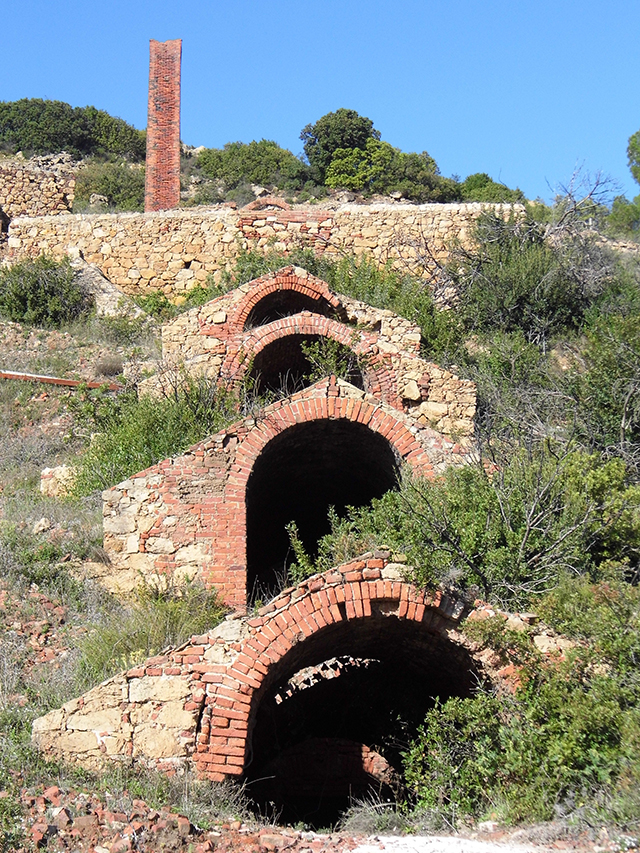 Immagine relativa a IMPIANTO DI TRATTAMENTO FUMI, MINIERA DI MONTEPONI